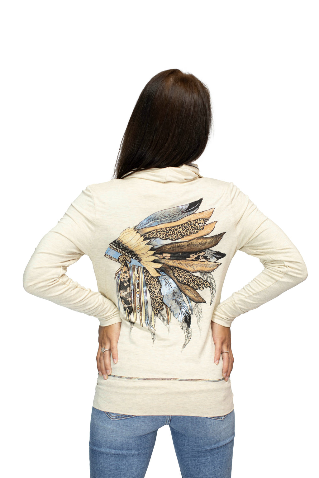 8132 - Vibrant Headdress Hoodie