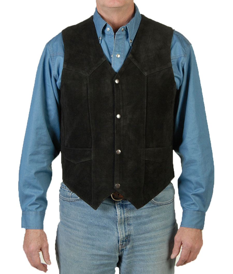252 - Men's Suede Leather Vest