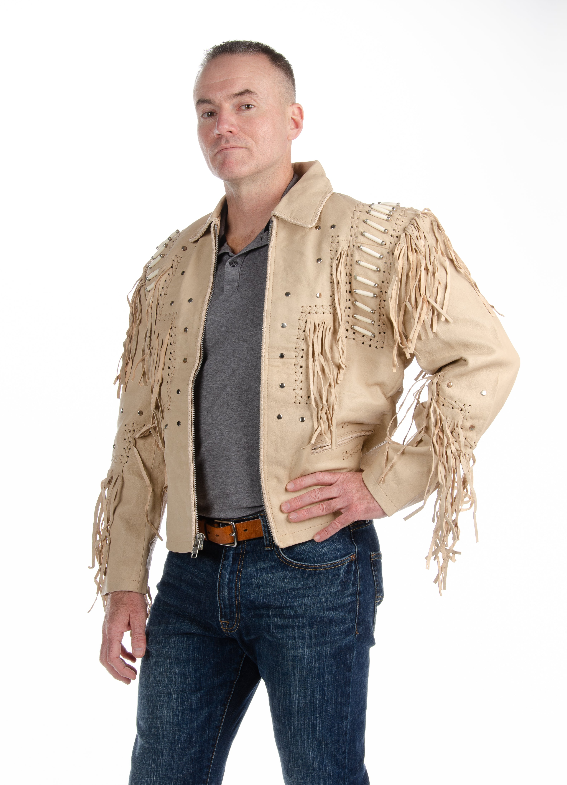 483 - Fringed Suede Jacket