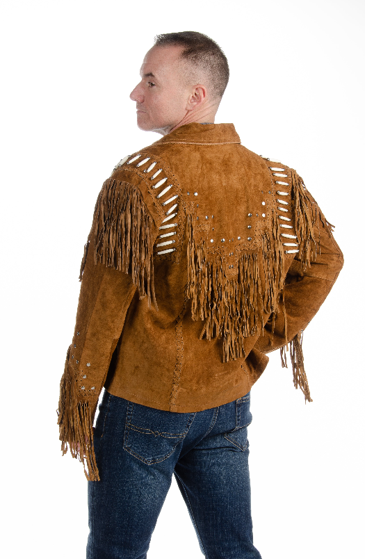 483 - Fringed Suede Jacket