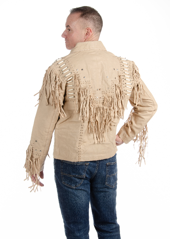 483 - Fringed Suede Jacket