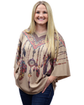 8404- Beaded Poncho