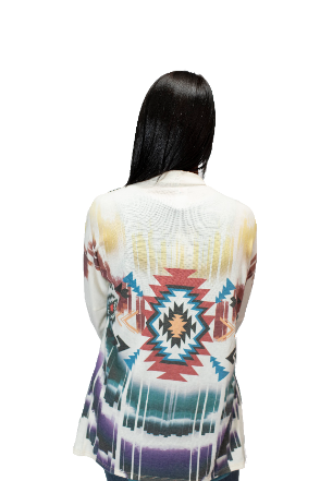 8360- Bold Watercolor Cardigan