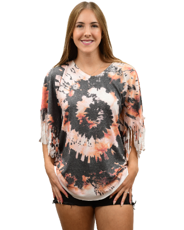 8411- Tie-Dye Fringe