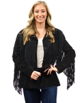 9926 - Ladies' Suede Fringe Jacket