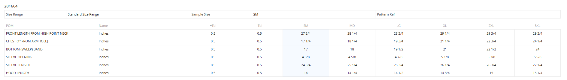 281664 - Denim Aztec Hoodie